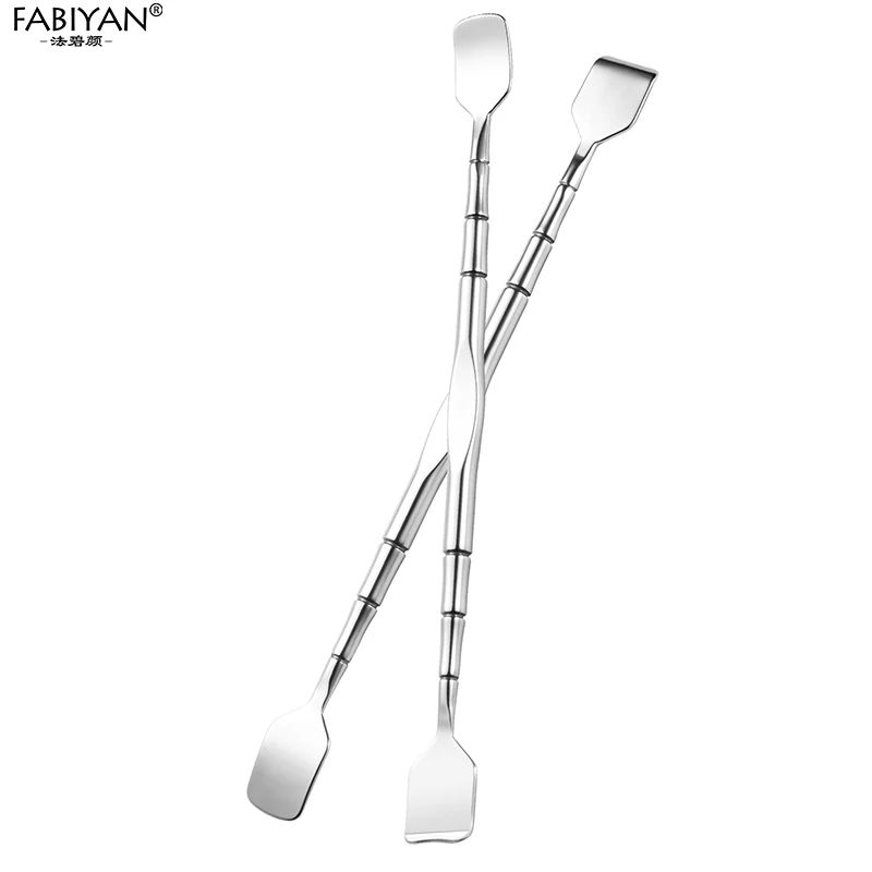 1 szt. Dwugłowicowa Łopatka do Usuwania Wągrów ze Stali Nierdzewnej, Ekstraktor do Białych i Czarnych Wągrów, Skrobak do Usuwania Wągrów z Nosa dla Kobiet, Oczyszczanie Twarzy