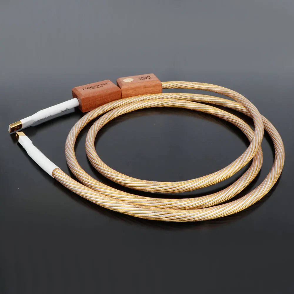 Imagem -04 - Nordost-odin Gold Cabo de Dados Usb 2.0 a para Usb b Hifi Audio Conexão de Placa de Som