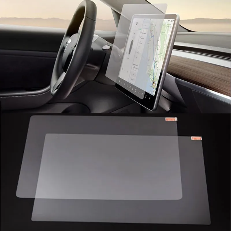 

For Tesla Model 3/Y 2021 2022 2023 15inch Touchscreen Tempered Glass Screen Protector Anti Fingerprint Auto Interior Accessories