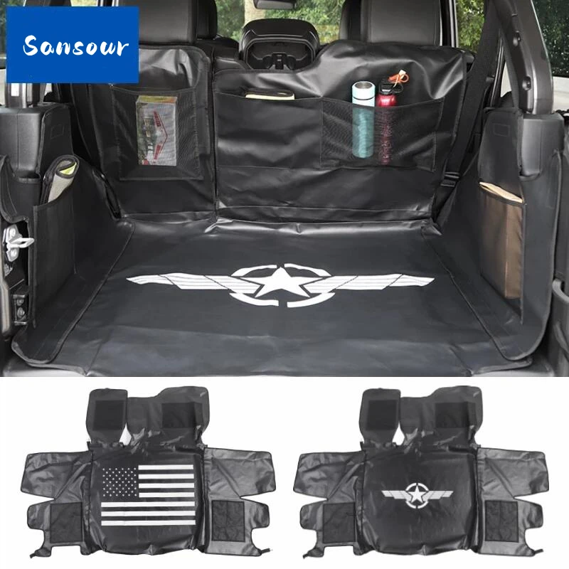 

Car Storage Bag Trunk Pet Seat Cover Mat for Jeep Wrangler JL 2018 2019 2020 2021 2022 2023 Car 4Door Accessories