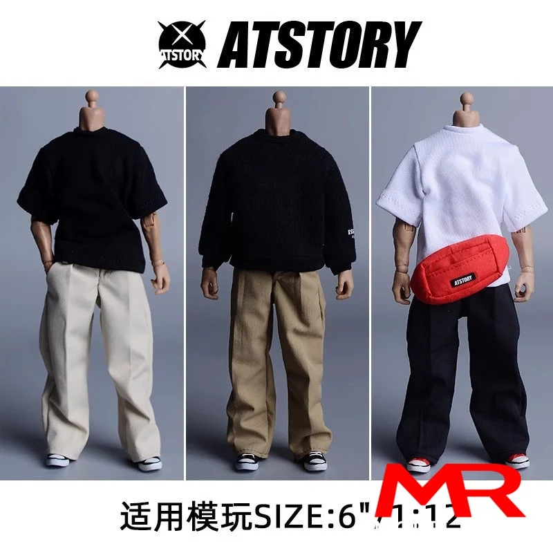 

ATStory масштаб 1/12 BJD солдатские брюки для отдыха, модель одежды, подходит для 6 дюймов Romakey Notaman Asi 3,0, мужская экшн-фигурка, тело куклы