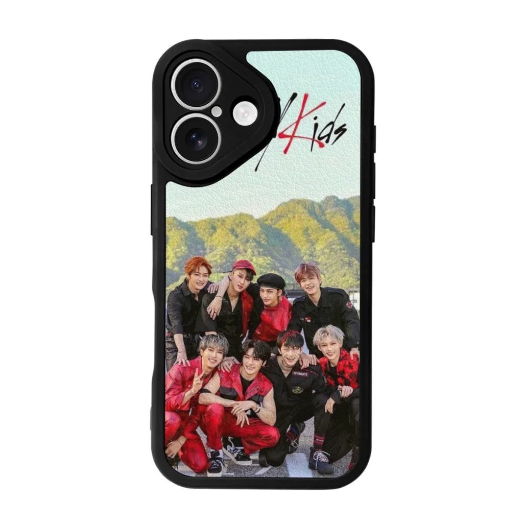 Phone Case For iPhone 16 Pro Max Silicone Skin Case KPOP S-Stray K-Kids