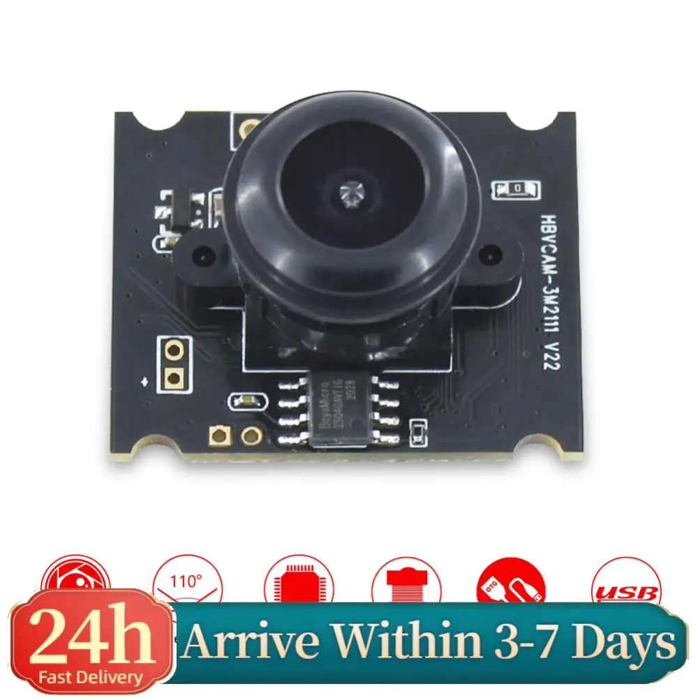 

Модуль камеры OV3660 без USB-накопителя, широкоугольный объектив 110/2.1 мм для компьютера