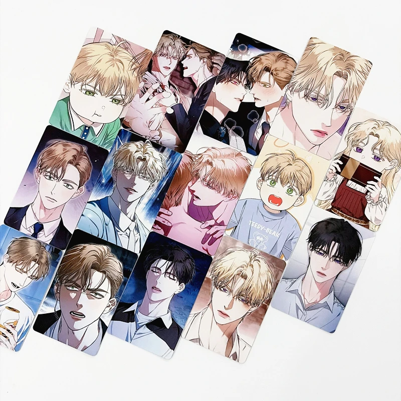 

14PCS Kiss Me If You Can Manhwa Lomo Cards BL Webtoon Chase Joshua HD Double Sided Photocards Fans Collectible Gift