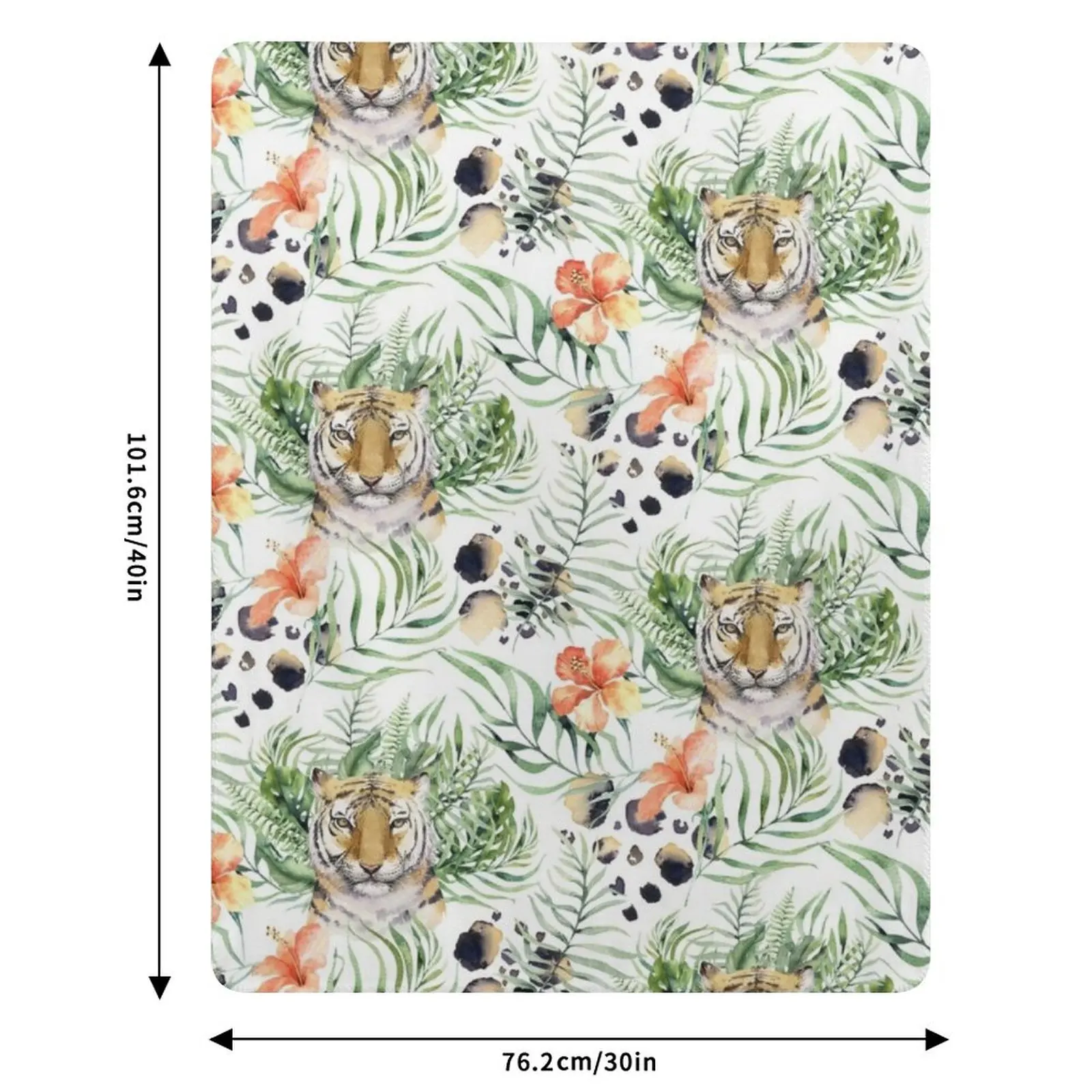 Tiger Pattern I Throw Blanket Blankets For Bed Cute Blankets For Baby Decorative Sofa Blankets