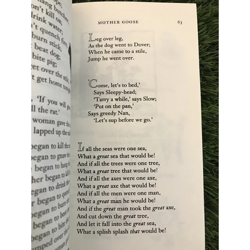 Versione inglese Madre oca Vecchie materie prime Storie letterarie Libri inglesi Libros Livros