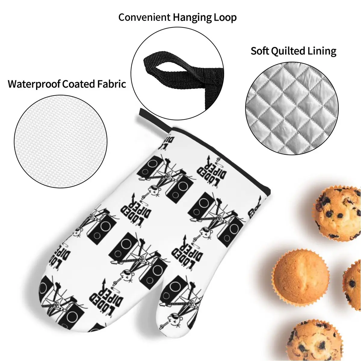 Diary Of Wimpy Kid World Book Day Oven Mitts and Pot Holder Sets of 4 for Baking Kitchen Cooking BBQ Resistant Non-Slip Gloves view 4
