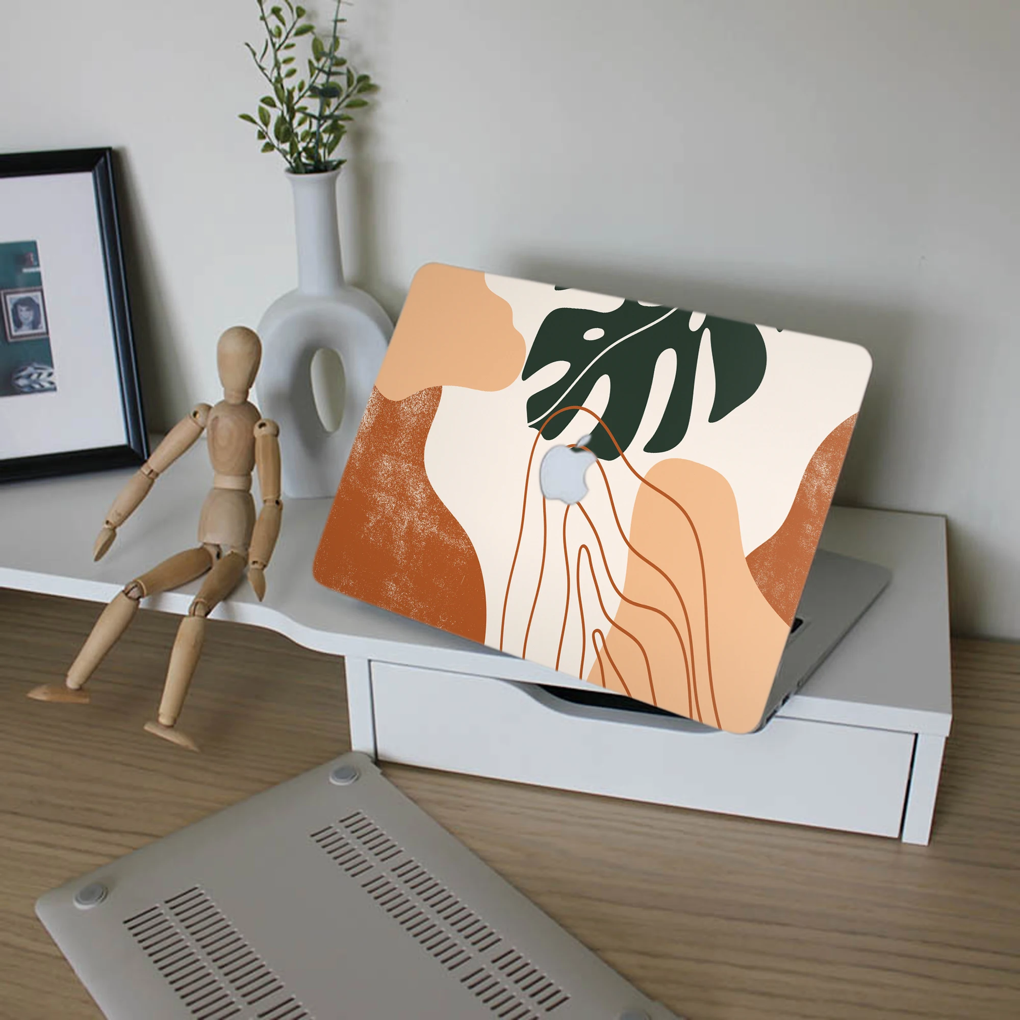 Imagem -04 - Portátil da Cópia Botânica para Macbook Air 13 m2 2023 A2681 A2337 A2179 A2338 m1 Chip Pro A2289 Macbook A1466 a Versão Mais Recente Case do