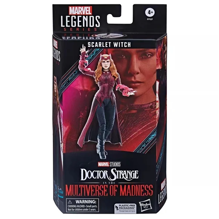 

Spot Marvel Legends Scarlet Witch Wanda 6-Inch Mobile Doll Handheld Limited Anime Action Figure Model Toys Collection Doll