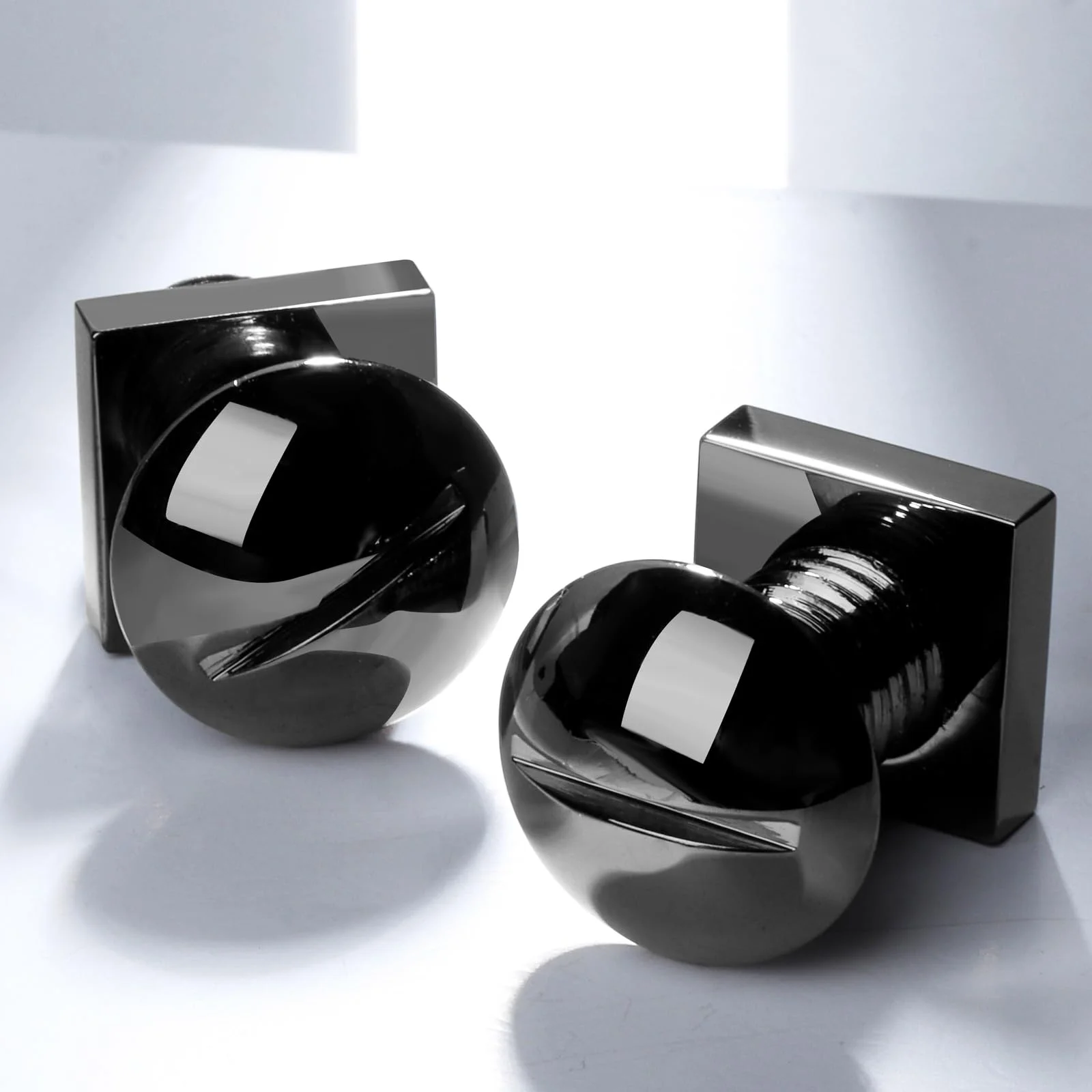 Mechanical Style Screw & Nut Cufflinks for Men - Industrial Vintage Wedding Gifts for Groom Engineer