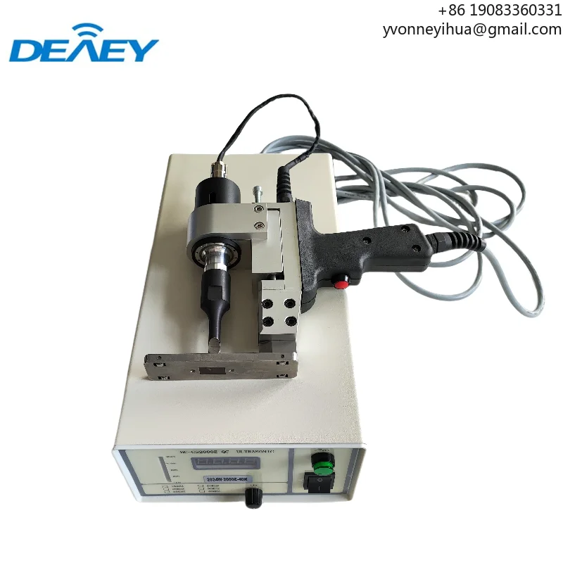 

40Khz 800W Cloth Label Knife Ultrasonic Cutter Cutting Machine For Fabric Textile