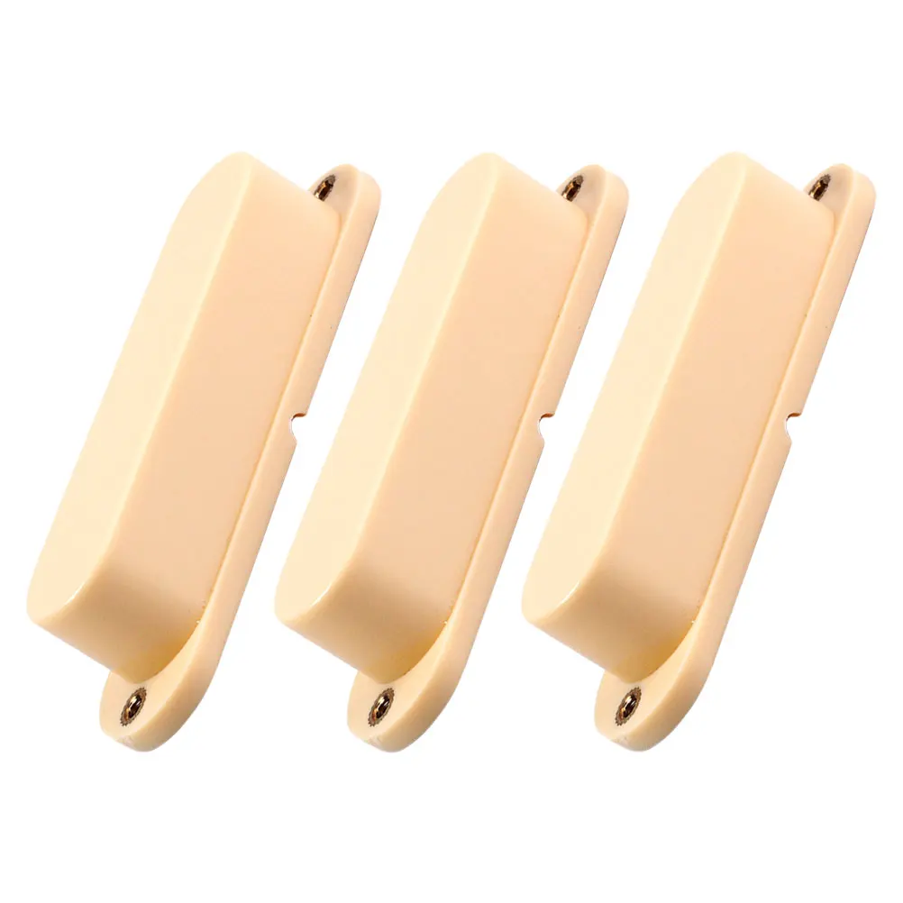 

3 Pcs Plastic Guitar Pickup Covers Protective Caps Guitar Pickup Plastic Cover For Instruments With Copper Eyes Compatible