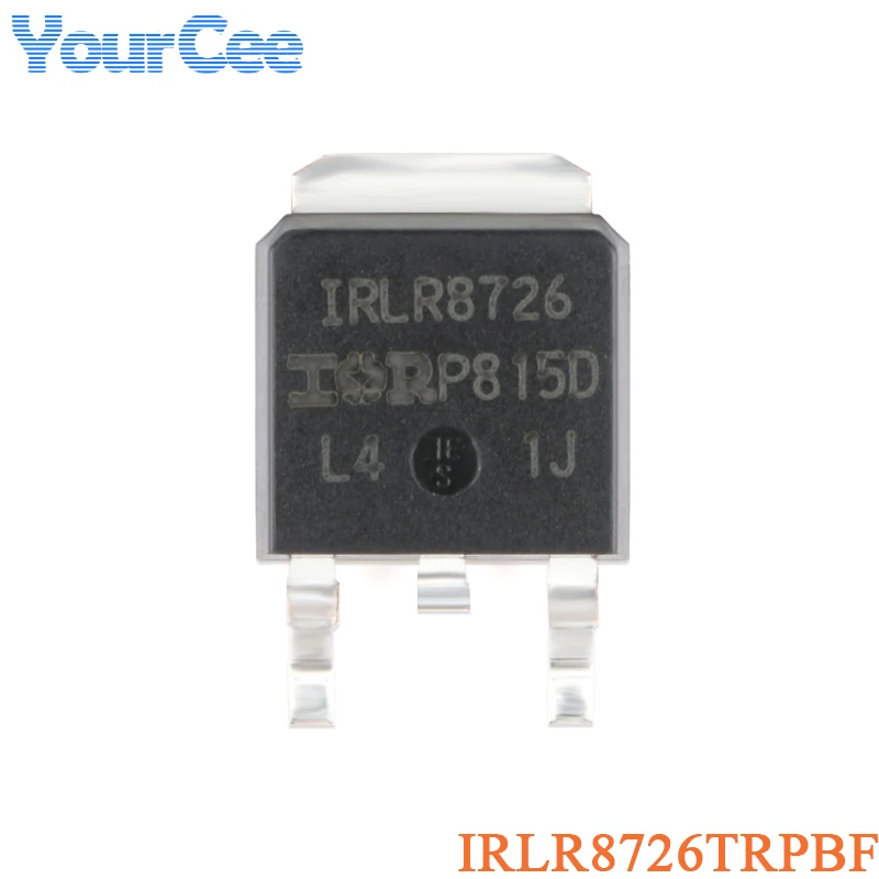 5Pcs IRLR8726 IRLR8726TRPBF TO-252-3 N channel 30V/86A SMT MOSFET IC Chip