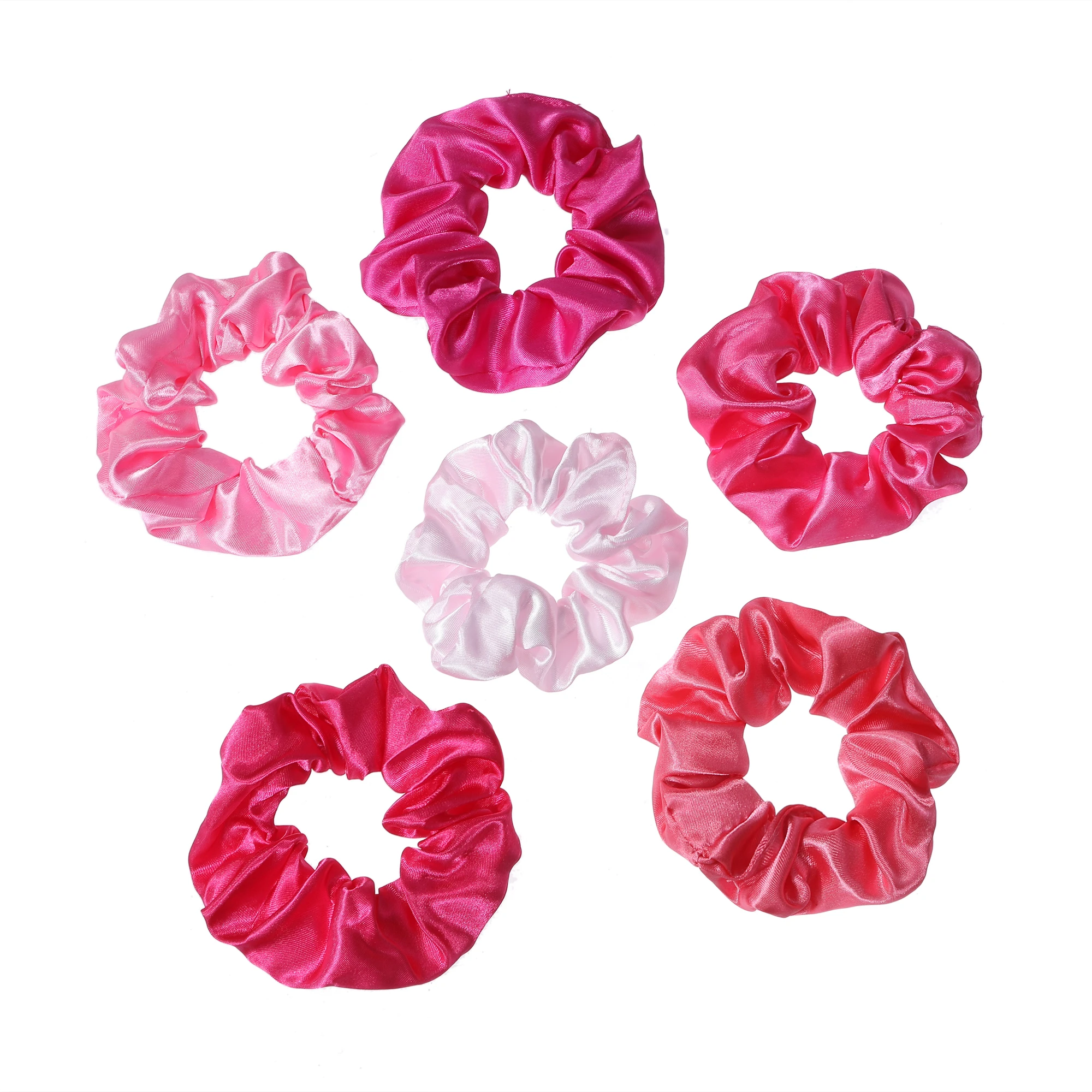 1/6/150/60/50/30/20PCS Vintage Satijnen Haar Scrunchies Elastiekjes effen Kleur Vrouwen Meisjes Hoofddeksels Paardenstaart Banden Accessoires