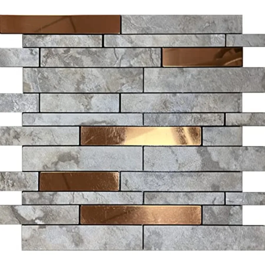 

Kitchen bathroom fireplace laundry table backsplash: self-adhesive mosaic tile stickers, waterproof peel stick, easy install, i