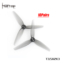 10Pairs  HQProp T3.5X2X3 3.5inch Propeller 1.5mm Shaft 3-Blade Props For iFlight iH3 RC DIY FPV Racing Drone HQ Prop