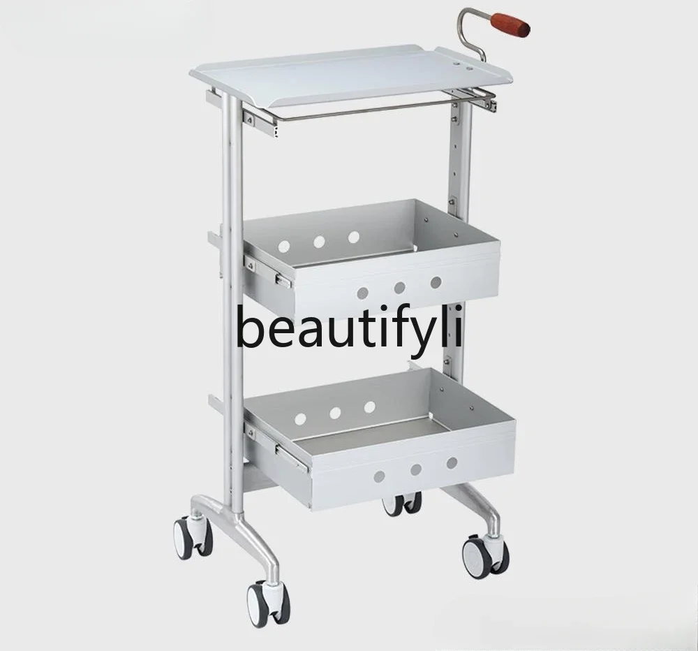 

Professional Salon Cart Aviation Aluminum Cart vs Academy Hairstylist Tool Cart