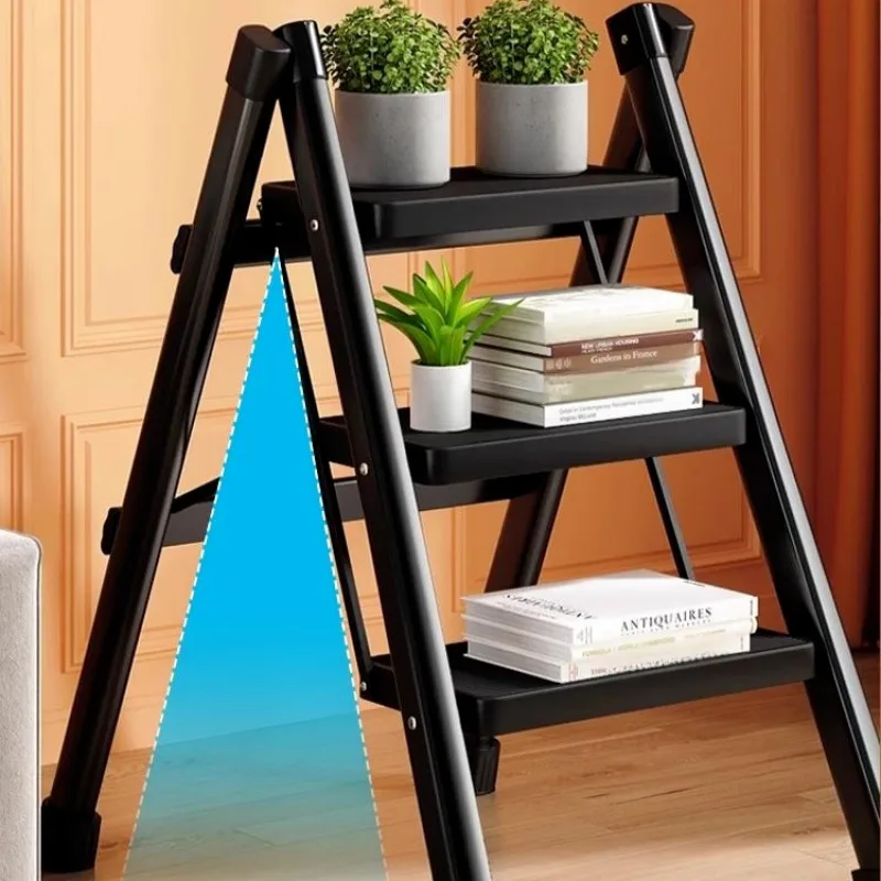 Home portable folding multifunctional small thickened indoor expandable household ladder 