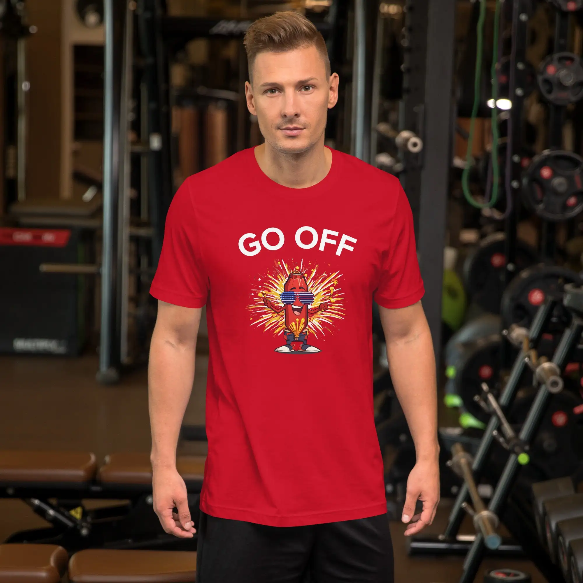 Go Off Firecracker T Shirt Fourth Of July Fireworks For 4Th Independence Day