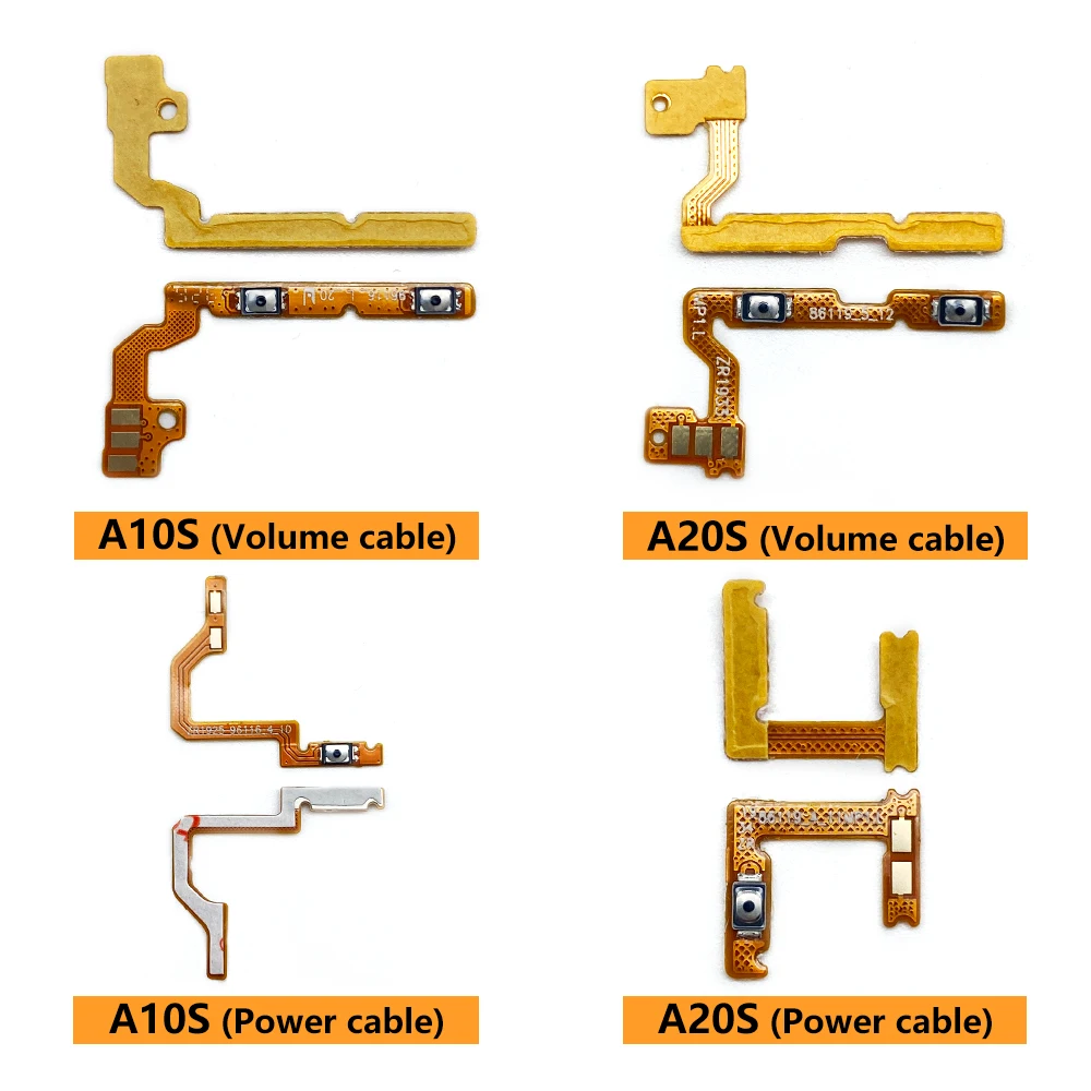 Power On Off Volume Side Button Key Flex For Samsung A10S A20S A02S A10 A10E A20E A21S A30S A50S A70 A70S A90 5G A20