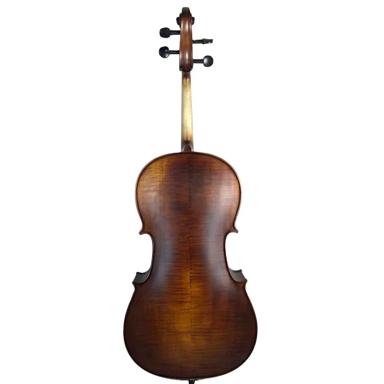 

Handmade Natural Maple Flamed Block Cello Instrument Manufacturer