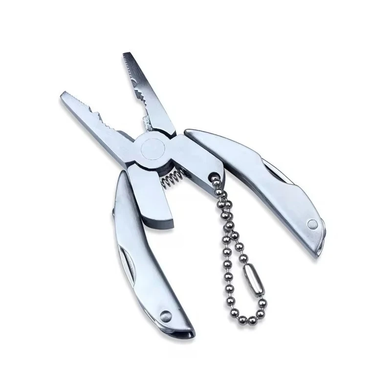 1pcs Multi-function Pliers Turtle Back Pliers Mini Tool Pliers Outdoor Pliers Gift Pliers Multi-purpose Folding Stainless Steel