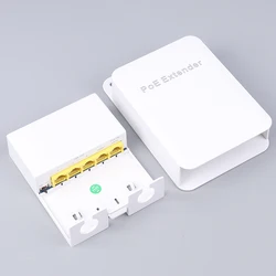 5 Ports Outdoor PoE++ Gigabit Extender, 1 In 4 Out PoE Repeater With 1000Mbps, IEEE802.3af/at/bt Compatible, IP65 Waterproof