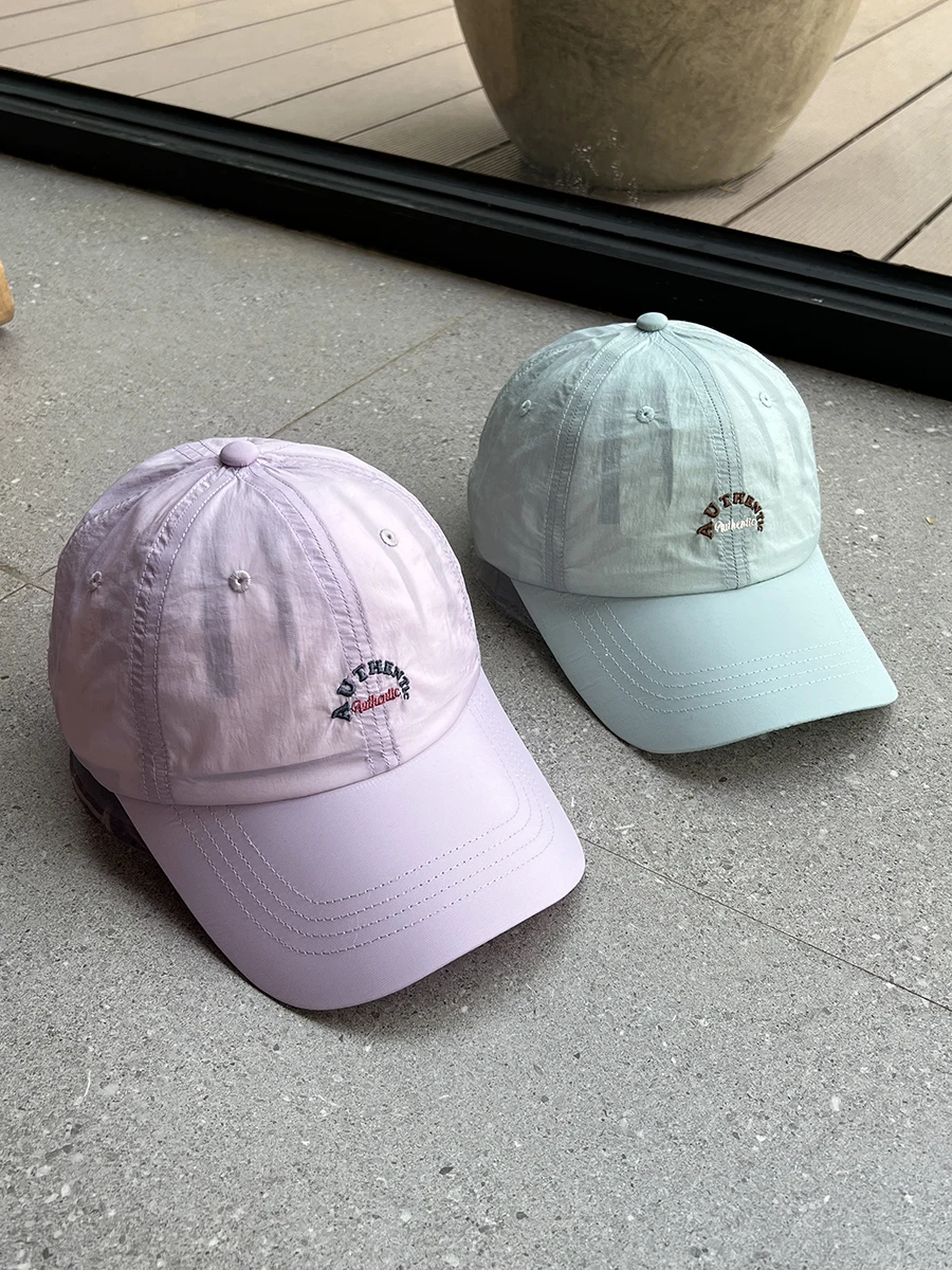 

Summer quick-drying letter embroidered baseball cap women's breathable leisure outdoor mountaineering sports sun hat