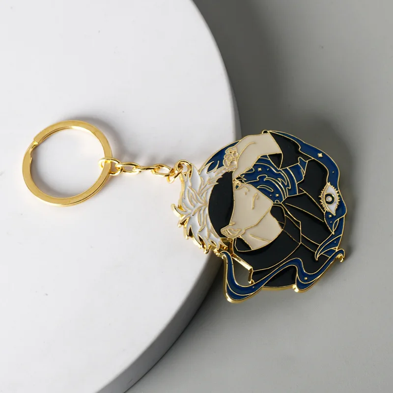 Jujutsu Kaisen Anime Figura Esmalte Broche, Cosplay Adereços, Presente Da Jóia, Colar, Gojo Satoru, Fushiguro Megumi, Chaveiro Toy