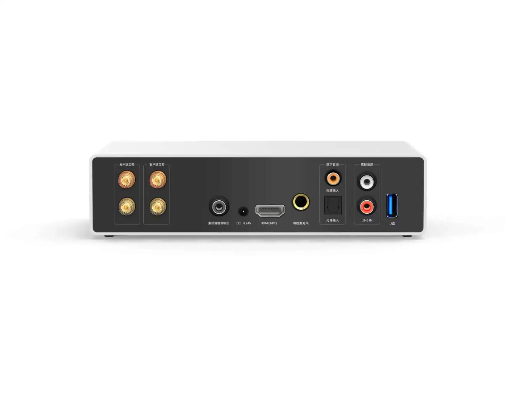 

2025 New High-quality Shunjiayu Wireless For HiFi 2.1/5.1 Aluminium Speaker And DTS Decoding Power Amplifier Host