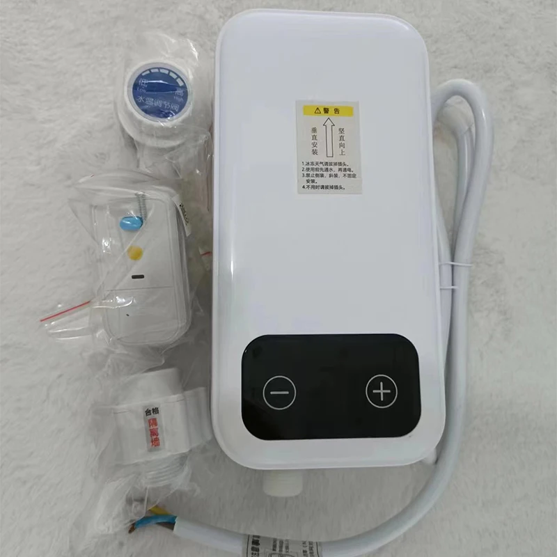 3300W Durchlauferhitzer Tragbare Elektrische Heizungen für Badezimmer Heißer Wasser Dusche und Home Küche Heizung 220V