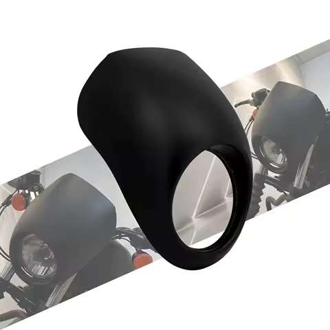 Motorcycle Gloos Black Headlight Fairing Front Fork Mount For Harley For Sportster XL 883 For Dyna For Street Bob