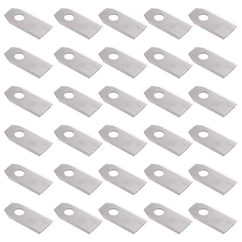 ABEZ Replacement Blades(30PCS) For ECOVACS Goat Robotic Lawn Mowers- Includes Screws For Models O500, O800 O1200, G1-800, G1-200