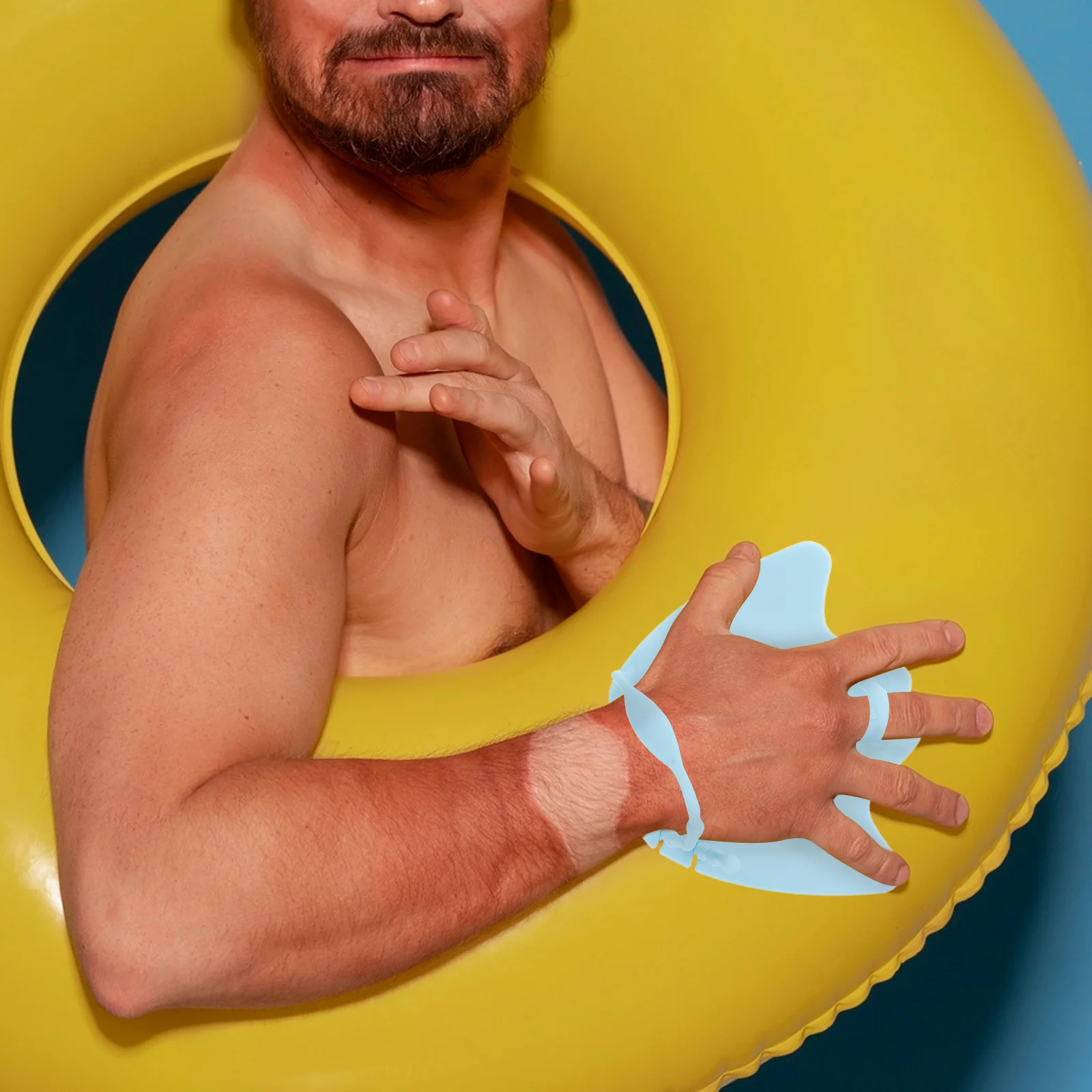 1 Paar Schwimmhandflossen, verstellbare Silikonpaddel für Erwachsene und Kinder, Schwimmtrainingshandschuhe, Schnorcheln, Tauchen, Schwimmpaddel