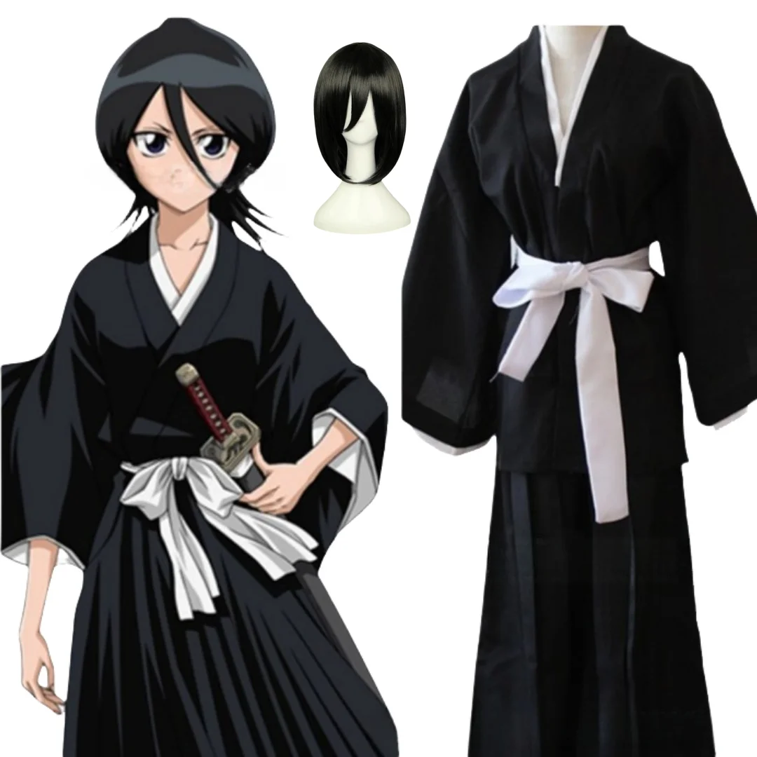 

Anime Kuchiki Rukia Cosplay Costume Wig