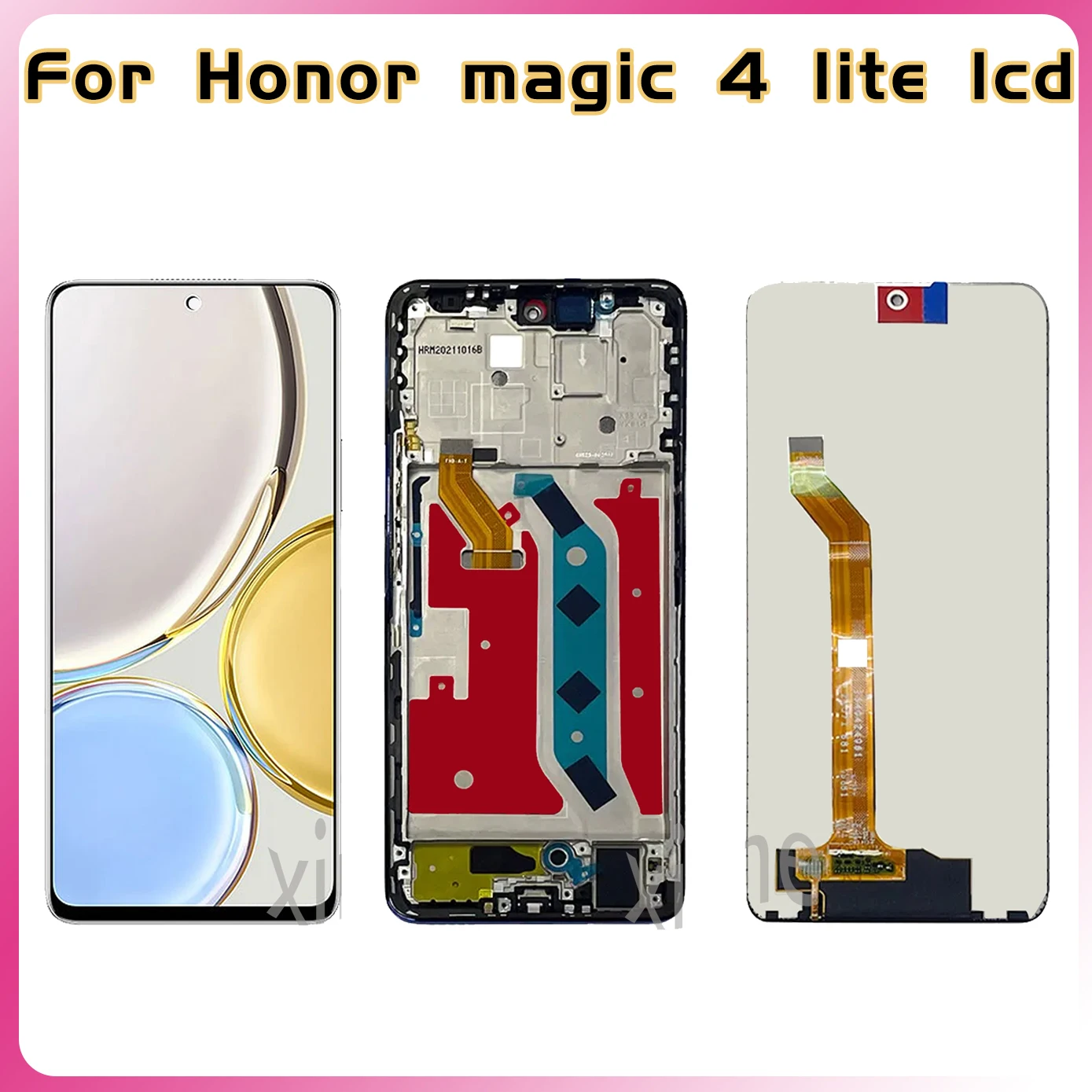 100% Test For Huawei Honor Magic4 Lite ANY-LX1,LX2,LX3 LCD Display Screen Digitizer For Honor Magic 4 Lite 4Lite LCD Touch Panel