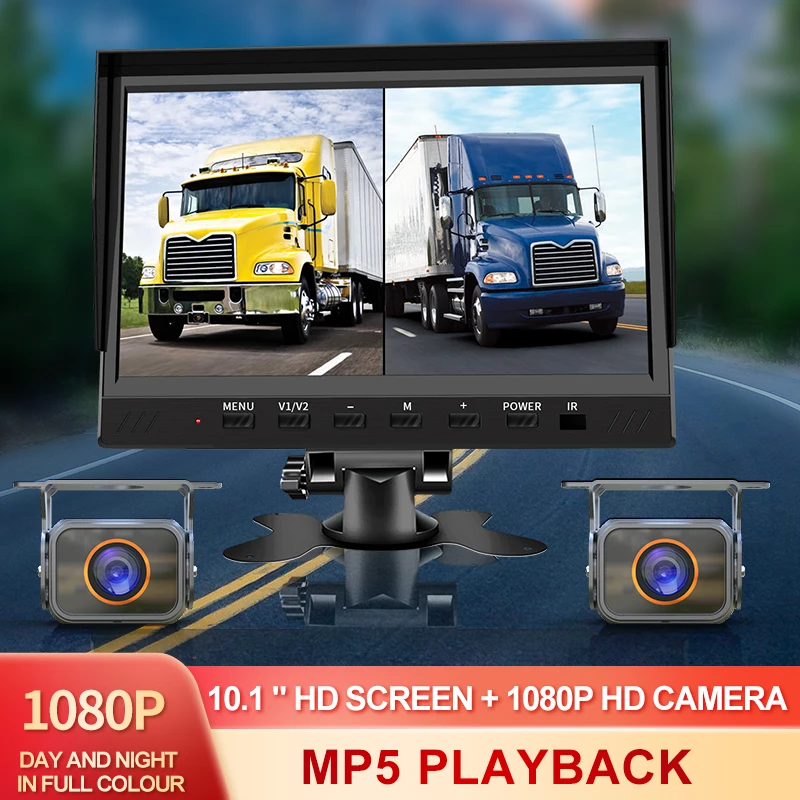 【Hot Selling】Factory Direct 1080P     Security System Waterproof Dash Cam DVR Recorder Night Vision Rear View Backup