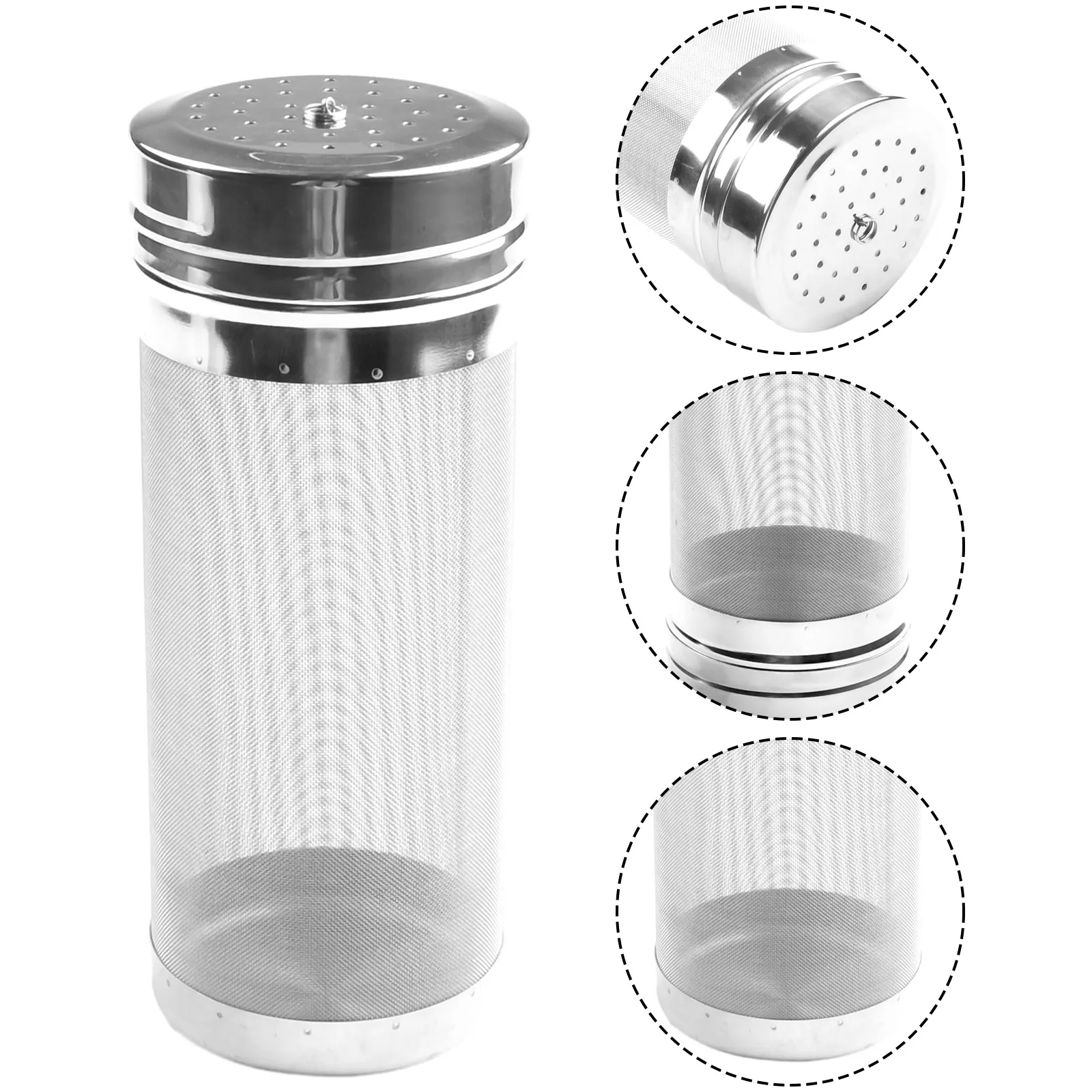 300 Micrometer Stainless Steel Beer Dry Hopper Filter Strainer Hop Spider Mesh For Cornelius Keg Home Beer Brewing Kettle