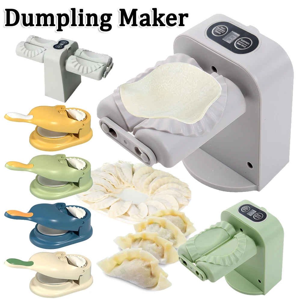 Automatic Dumpling Modeling Tools Dumpling Skin Press Machine Quickly Dumpling Making Mould Dumpling Skin Maker for Kitchen