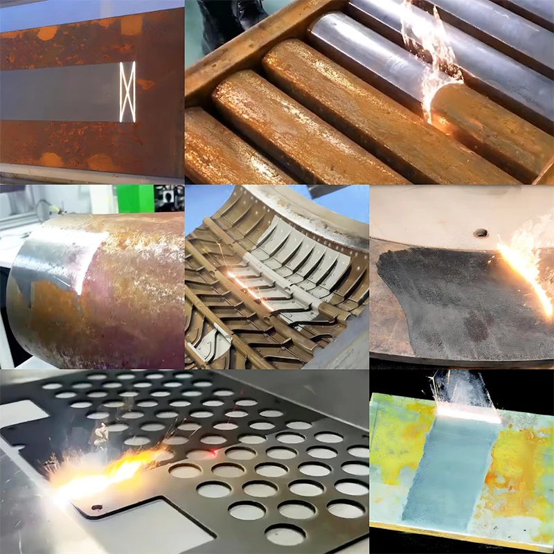 100W200W300W JPT Máquina profissional de limpeza a laser de pulso multimodo Melhor limpador