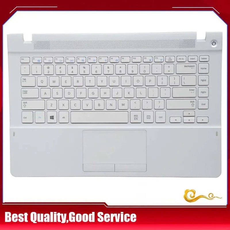 

New/Org For Samsung NP470R4V NP370R4E NP370R4V NP450R4E NP450R4V NP470R4E palmrest US keyboard upper cover Touchpad,White