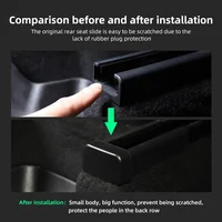 Seat Rail Cover Protector For Tesla Model 3 Y YL Interior Protective Accessories Rear End Pieces Trim (Not Fit Berlin Factory) 4