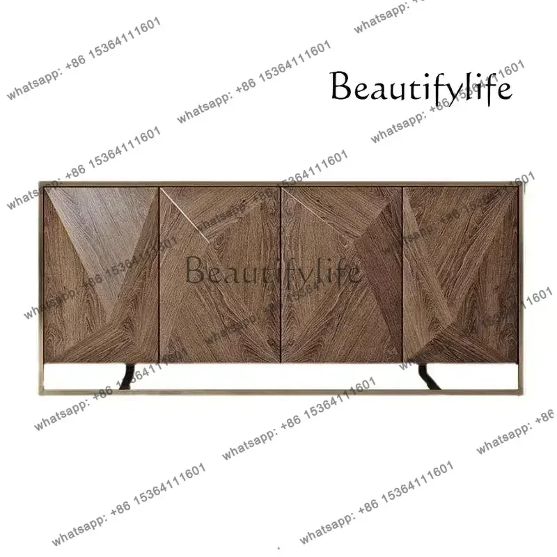 

French Retro Entrance Table High-end Living Room Corridor Aisle Decorative Cabinet Entrance Door Facing The Entrance Table