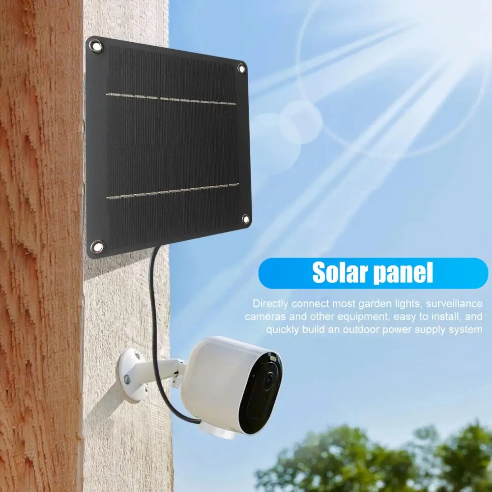 High Efficiency Solar Panel 4w 12v Silicon Solar Panel Waterproof Outdoor Garden Light Charger High Efficiency Security Camera
