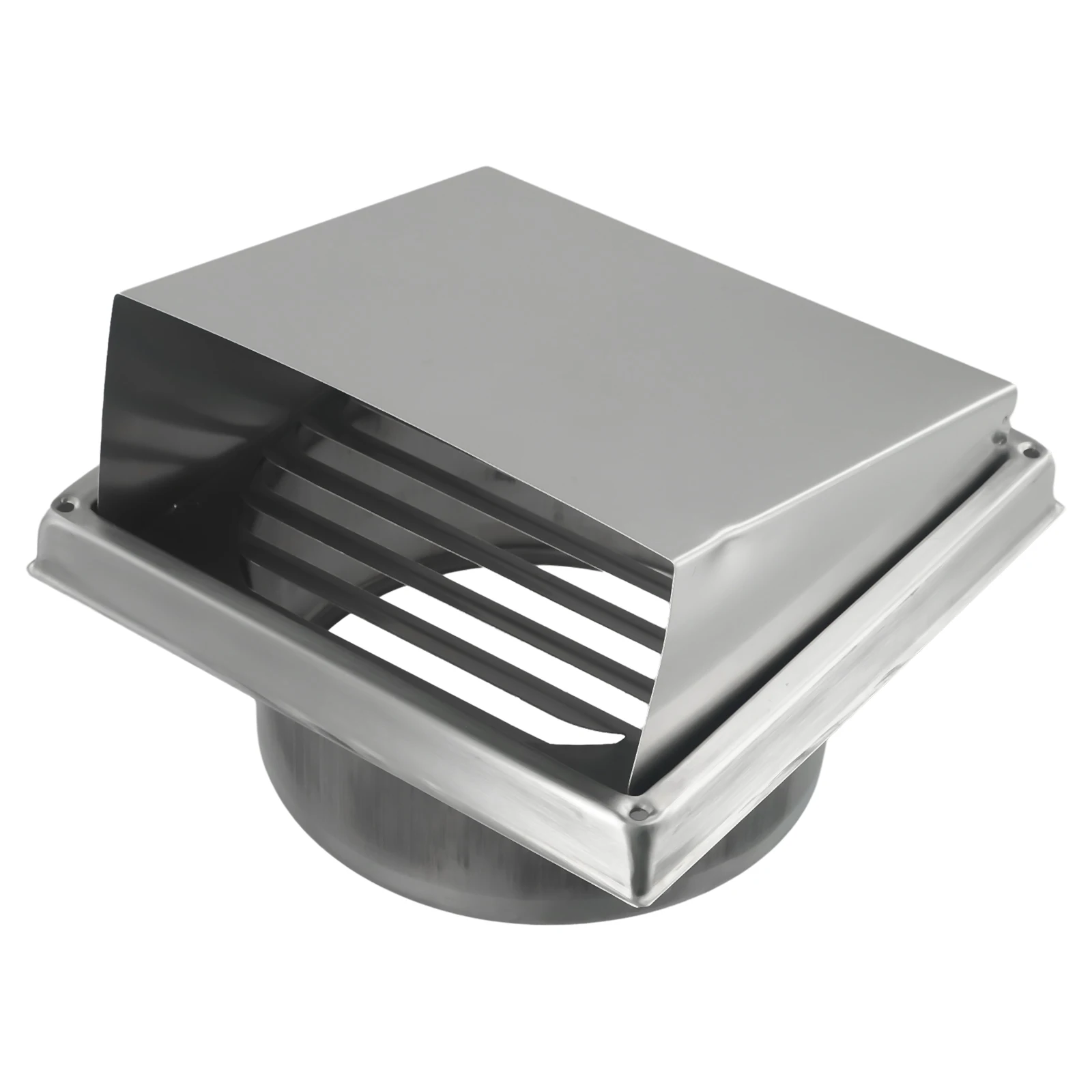 150mm Air Outlet External Wall Vent 304 Stainless Steel Metal Cover Exhaust Grille Ducting Ventilation Exhaust Grille Cover  ﻿