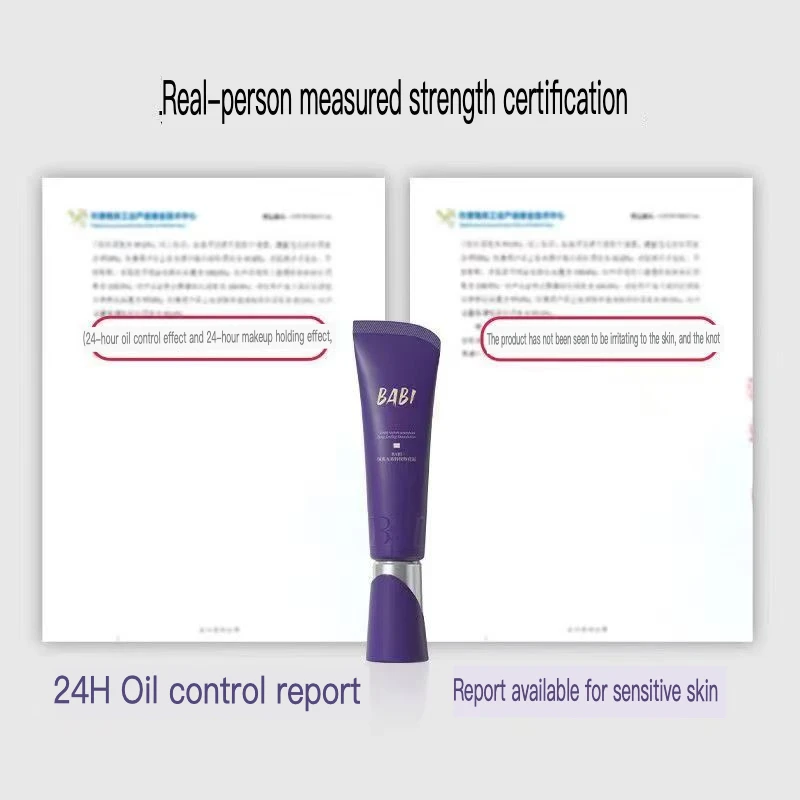 كريم أساس سائل من BABI كريم حليب مخملي لا تشوبه شائبة يدوم طويلاً للتحكم في زيت المكياج للبشرة الدهنية والجافة وترطيب خفيف الوزن #6