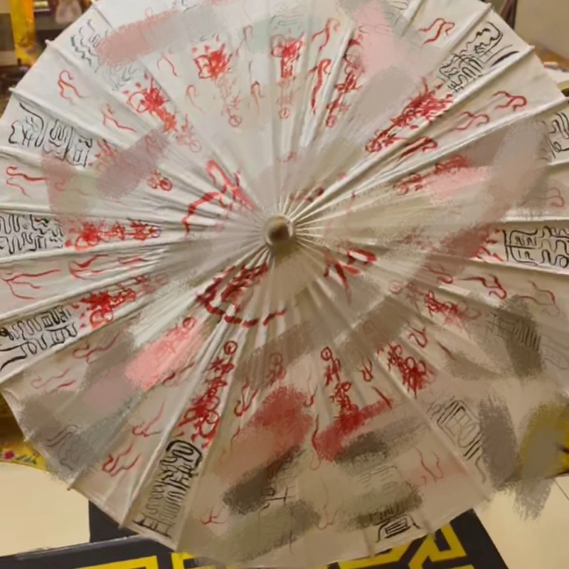 

Yin-yang umbrella/oil-paper umbrella, not stained with water, purely handmade