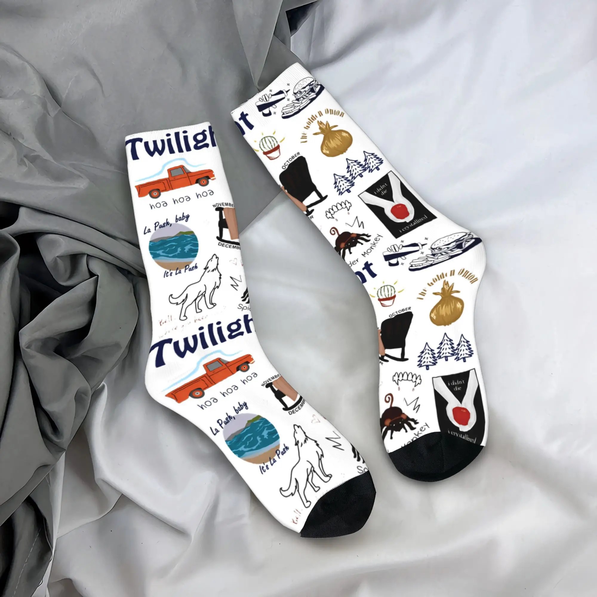 روبرت باتينسون إدوارد جوارب الكبار الرجال الشفق الجوارب لينة تنفس العصرية الجوارب الشتاء الجري عدم الانزلاق تصميم الجوارب