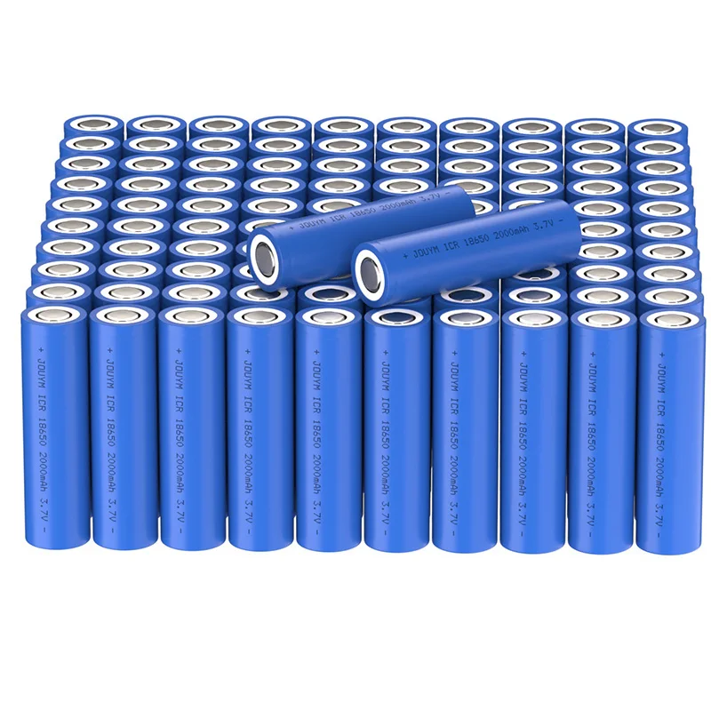 Batterie au lithium aste, cellule 18650 V, 2000mAh, ICR18650, 3.7