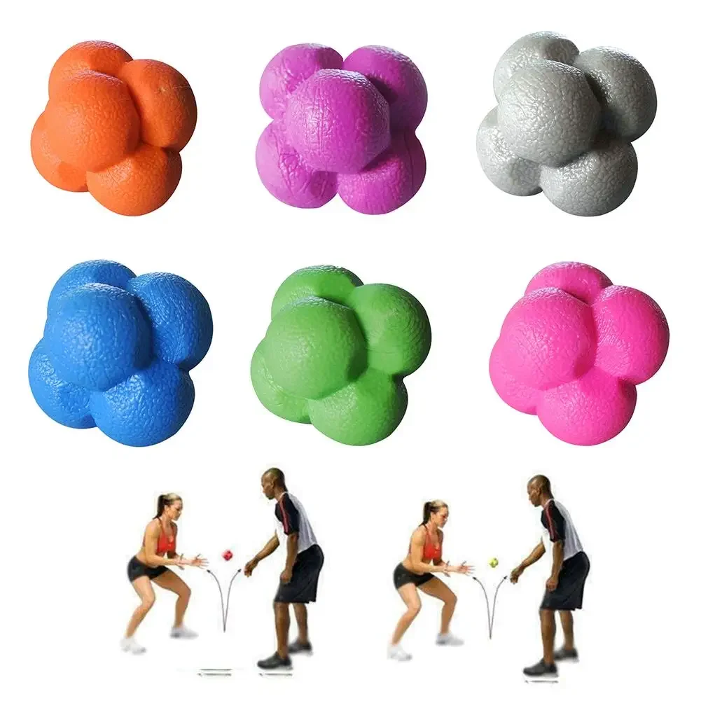 Fitness Reaction Ball Hexagonal Reaction Ball Agility Coordination flex Exercise Sports Fitness Training Ball Exerciser